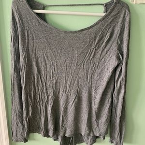 Gray long sleeve